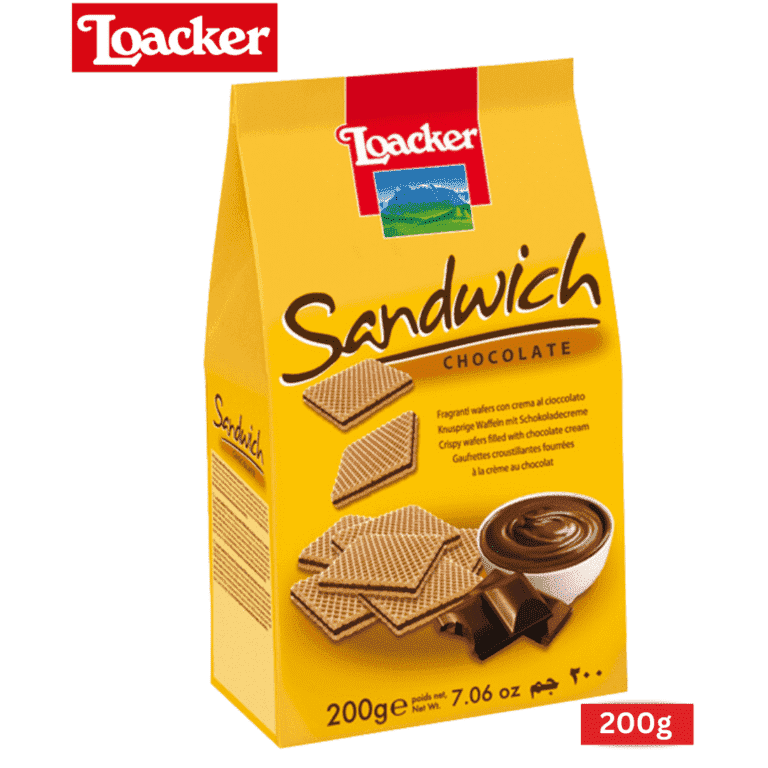 Loacker Sandwich Chocolate G Al Hudaydah