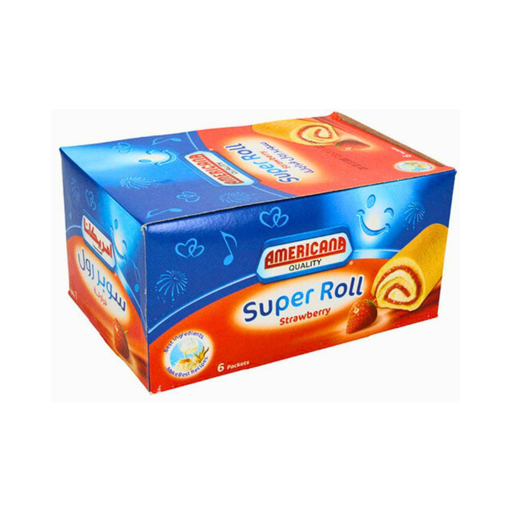 Americana Super Roll Strawberry 6 packets