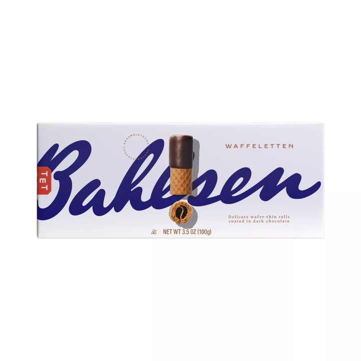 BAHLSEN Delicate wafer-thin rolls coated in dark chocolate WAFFELETTEN DARK 100G