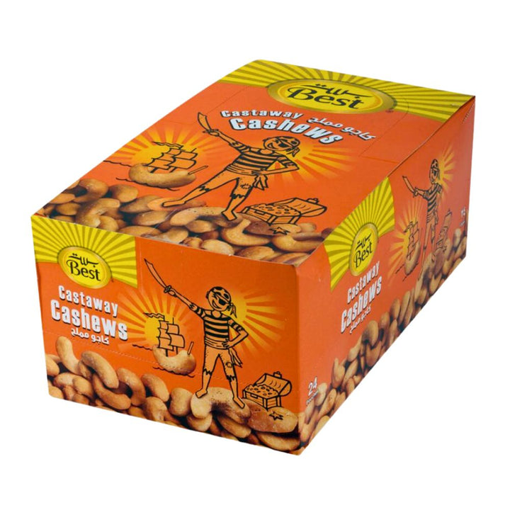 Best Castaway Cashews Bags 24x13g
