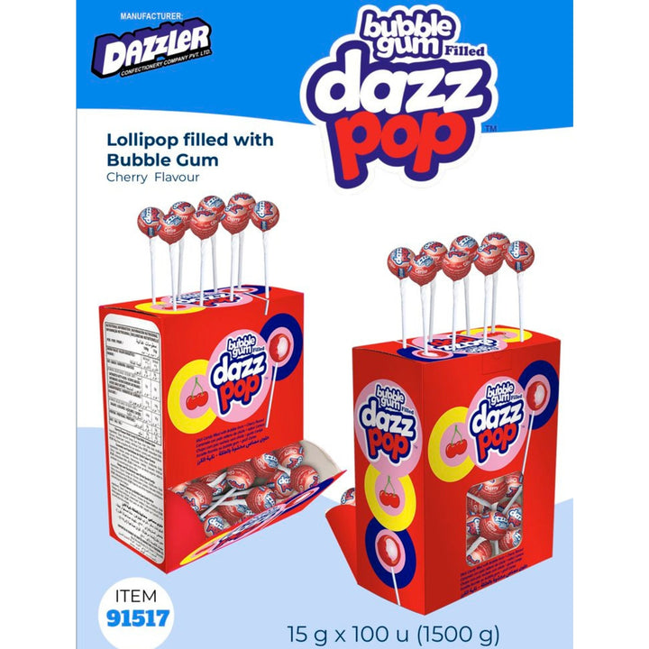 Bubble Gum Filled Dazz Pop 100x15g (3)