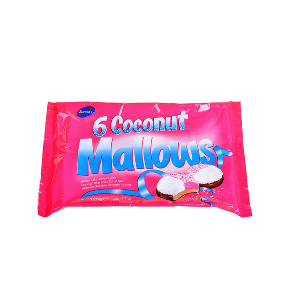 Burton&#8217;s Foods Coconut Mallows 125g