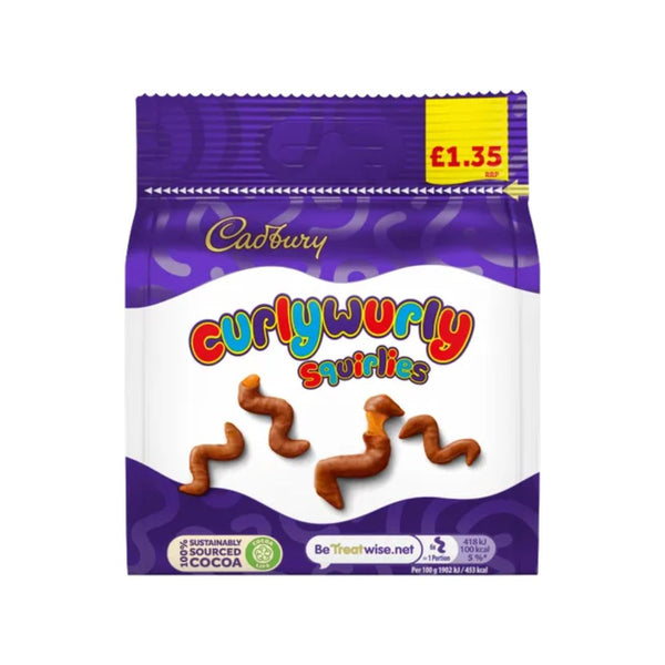 Cadbury Curlywurly Squirlies 95g