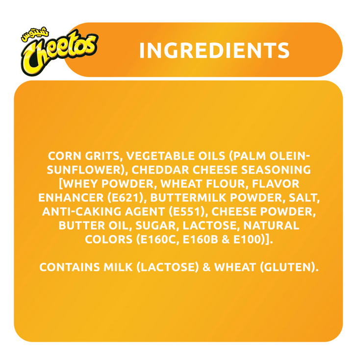 Cheetos Crunchy Puffed Corn 16x25g