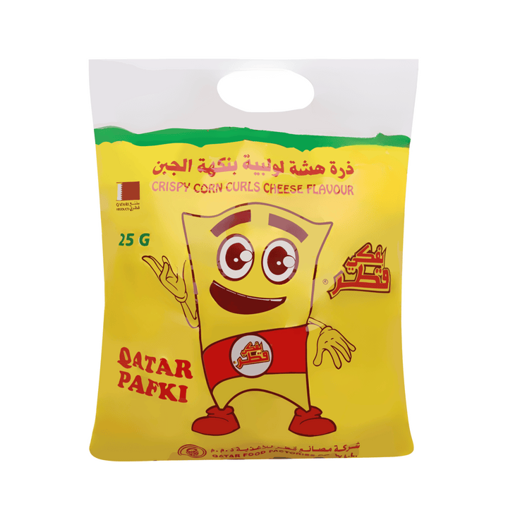 Crispy Corn Curls Cheese Qatar Pafki 25x15g (3)