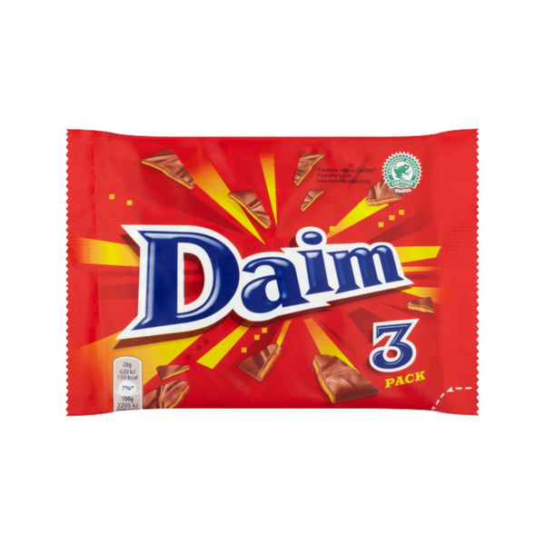 Daim Chocolate Bar 3x28g