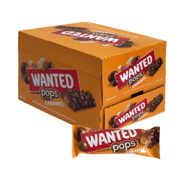 Eti Wanted Pops Caramel Milk Chocolate 24x28g