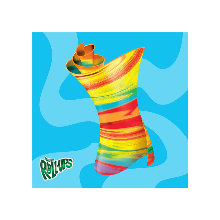 Fruit Roll-Ups Fruit Flavored Snacks Tropical Tie-Dye 141g (2)