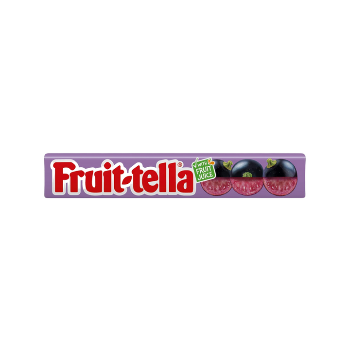 Fruit-tella Blackcurrant Flavored Gelatin Free 36x20g (1)