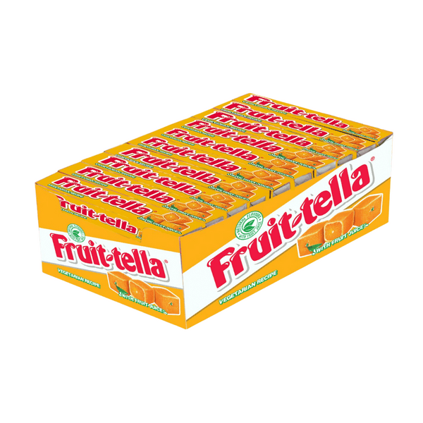 Fruit-tella Orange Flavored Gelatin Free 20x36g