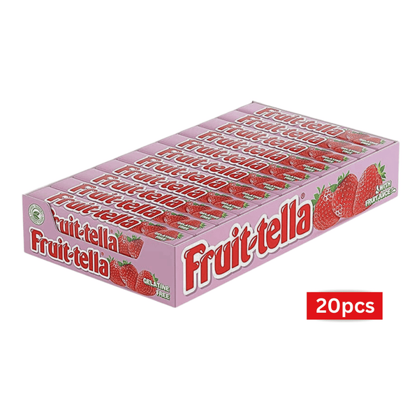 Fruit-tella Strawberry Flavored Gelatin Free 20x36g
