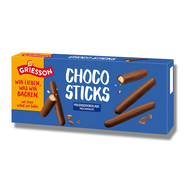 GRIESSON CHOCO STICKS WITH MILK CHCOCOLATE 150G