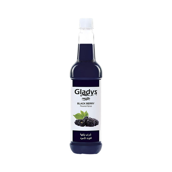 Gladys Black Berry Flavored Syrup 750ml