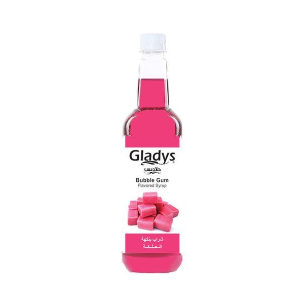 Gladys Bubble Gum Flavored Syrup 750ml
