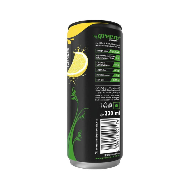 Green Cola Carbonated Lemon Drink 24x330ml (3)