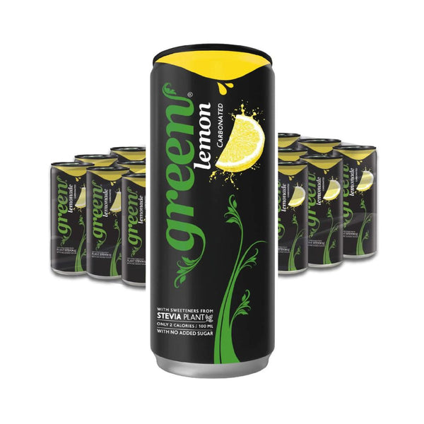 Green Cola Carbonated Lemon Drink 24x330ml