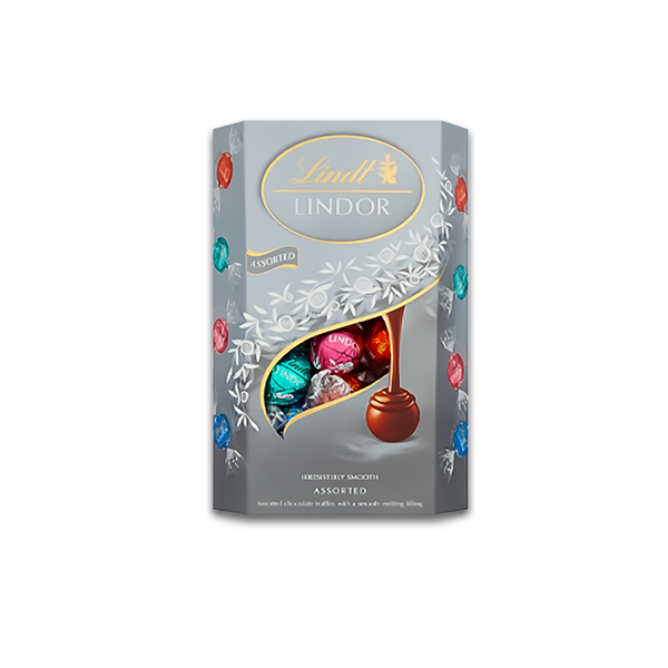 LINDT LINDOR ASSORTED MILK CHOCOLATE 337G