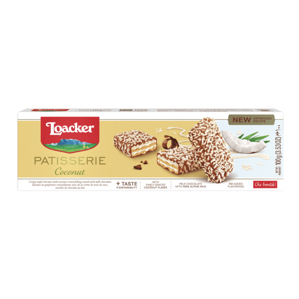 LOACKER PATISSERIE SNACK COCONUT 126 GMS
