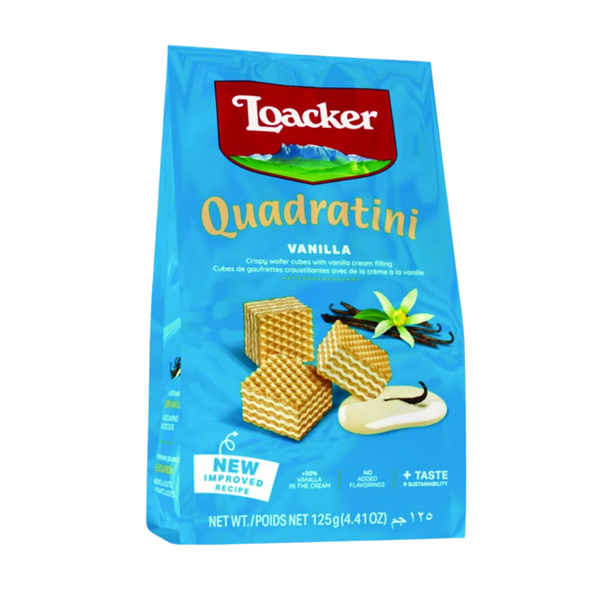 LOACKER QUADRATINI VANILLA125g