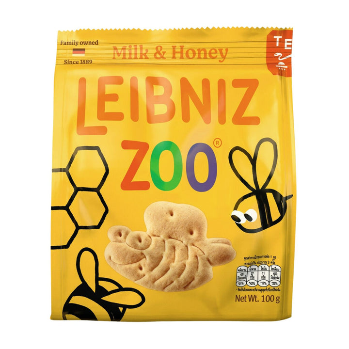 Leibniz Zoo Milk &#038; Honey Cookies 100g (2)
