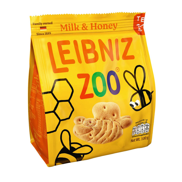 Leibniz Zoo Milk &#038; Honey Cookies 100g