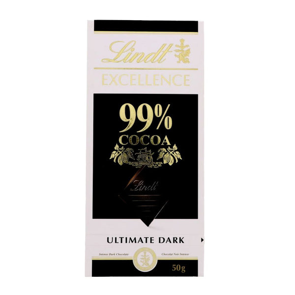 Lindt Excellence 99% Cocoa Absolute Dark 50g