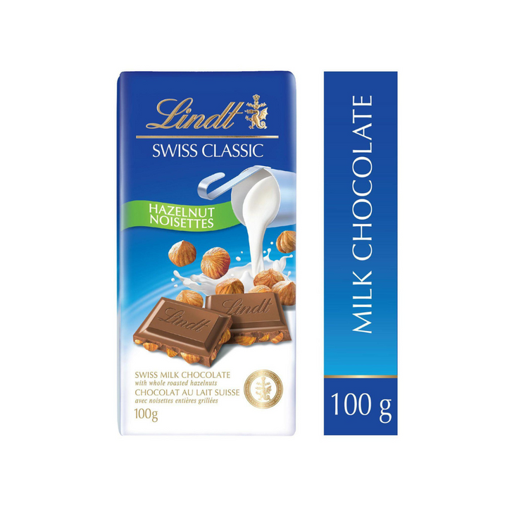 Lindt Swiss Classic Roasted Hazelnut Milk Chocolate100g (1)