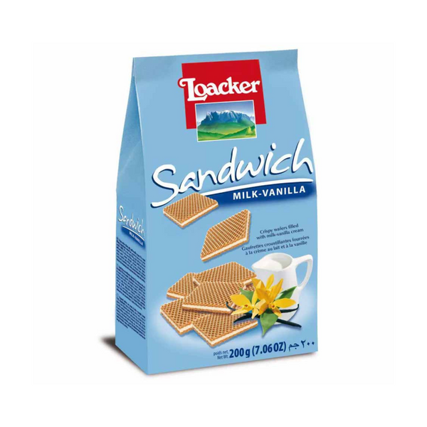 Loacker Sandwich Milk-vanilla 200g