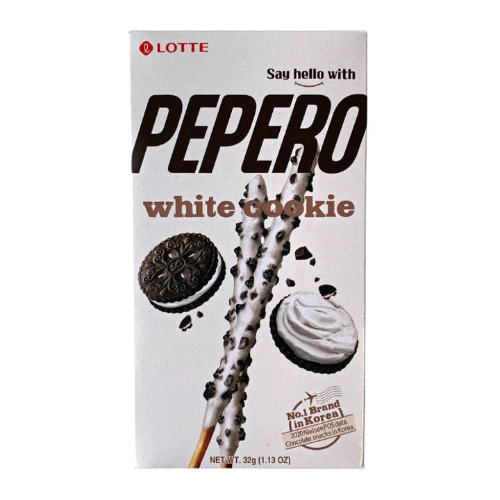 Lotte Pepero White Cookie Snack 8x32g
