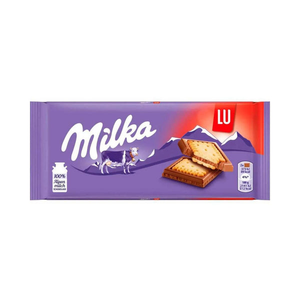 Lu Milka Bar with 100% Alpine Milk Choco 87g