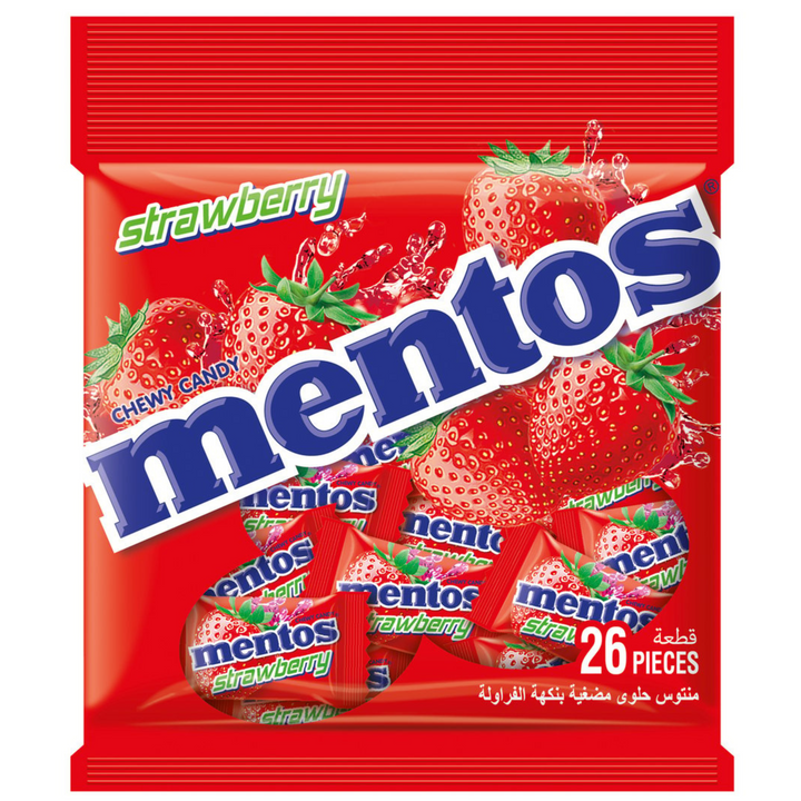 Mentos Strawberry Flavour Chewy Candy 70.2 g