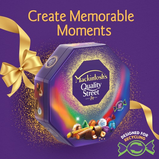 Mackintosh&#8217;s Quality Street Special Offer 375g designed for recycling