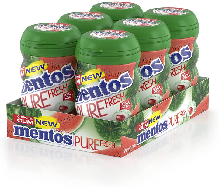Mentos Pure Fresh Watermelon Flavour Chewing Gum Sugar Free 3