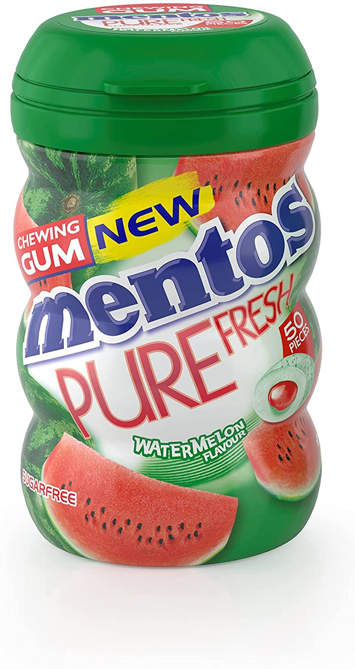 Mentos Pure Fresh Watermelon Flavour Chewing Gum Sugar Free 4