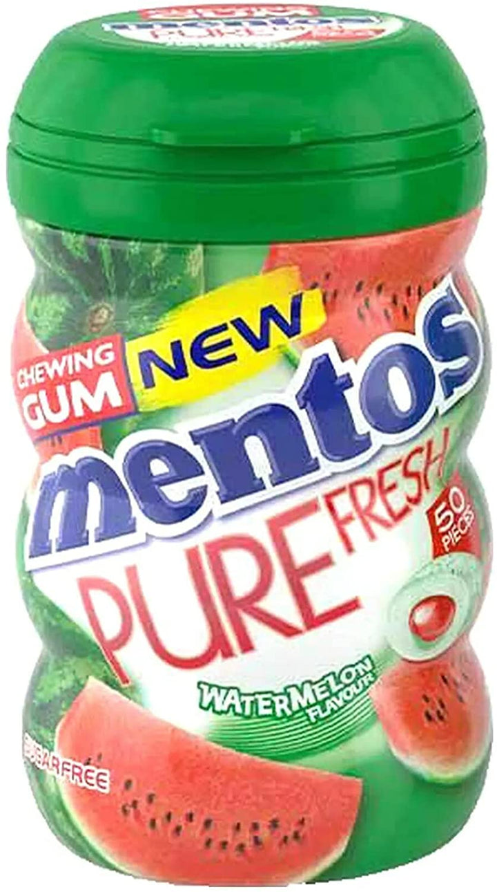 Mentos Pure Fresh Watermelon Flavour Chewing Gum Sugar Free 6