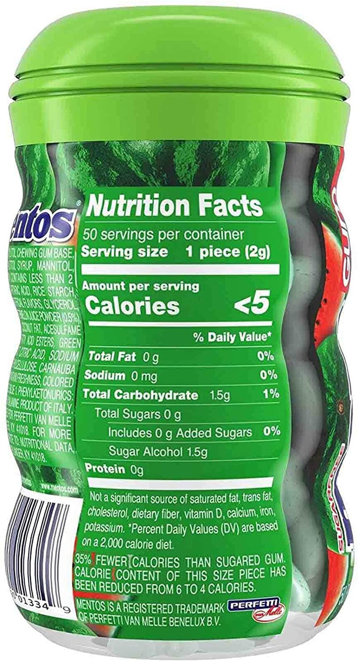 Mentos Pure Fresh Watermelon Flavour Chewing Gum Sugar Free 7