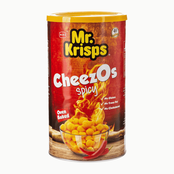 Mr.Krisps Spicy Cheezos Snack 80g