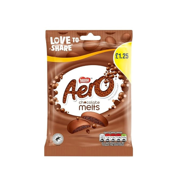 NESTLE AERO CHOCOLATE MELTS 92G