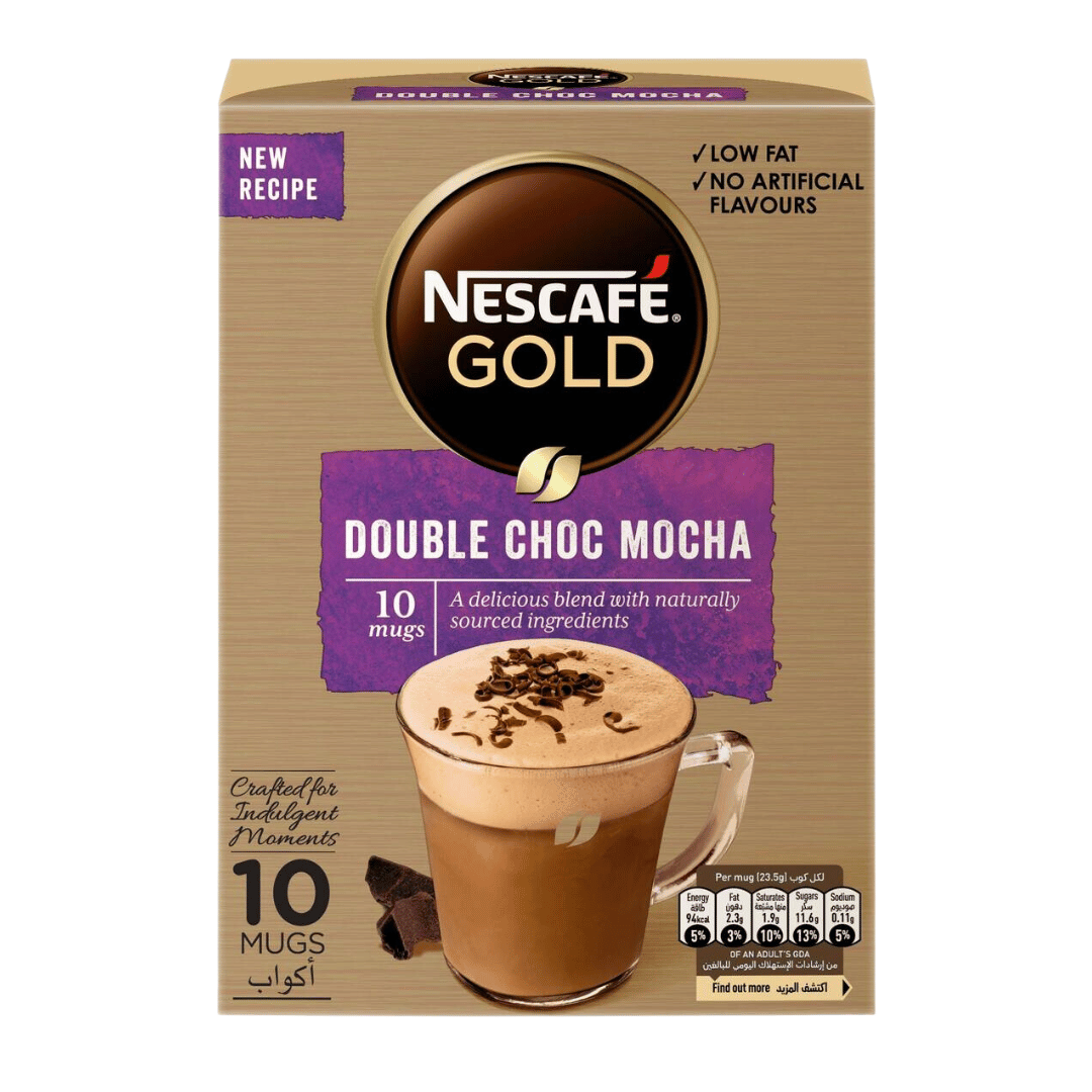 Nescafé Gold Double Choc Mocha 10x23.5g - Al-hudaydah – al-hudaydah Nescafé Gold Double Choc Mocha 10x23.5g - Al-hudaydah – al-hudaydah
