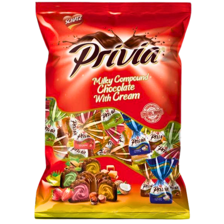 PRIVIA MILKY FRUIT MIX FLAVOR COMPOUND CHOCOLATE 1KG