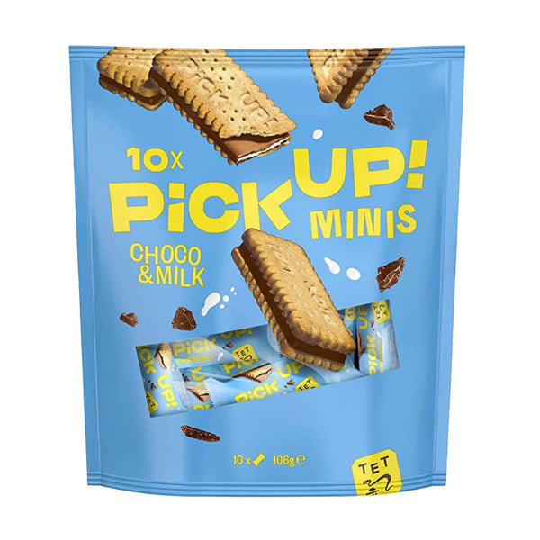 Pick Up Choco &#038; Milk Minis 10×10.6g (1)