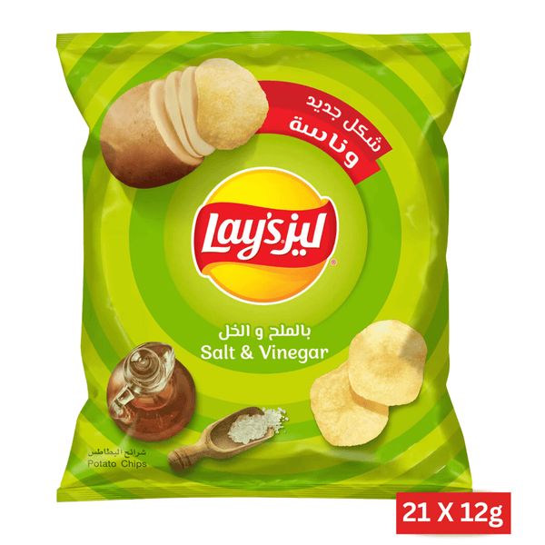 PlaceholderLay’s Salt &#038; Vinegar Potato Chips 21x12g