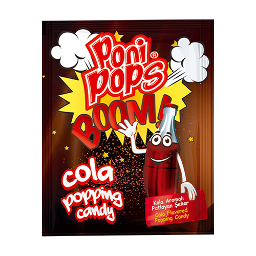 Poni Pops Boom Cola Flavour Candy 40x4g