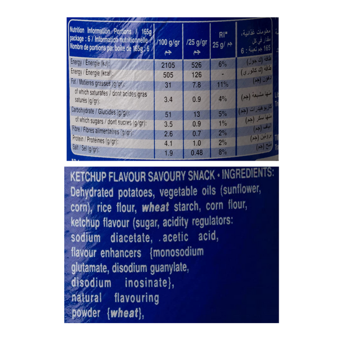 Pringles Ketchup 165g (1)