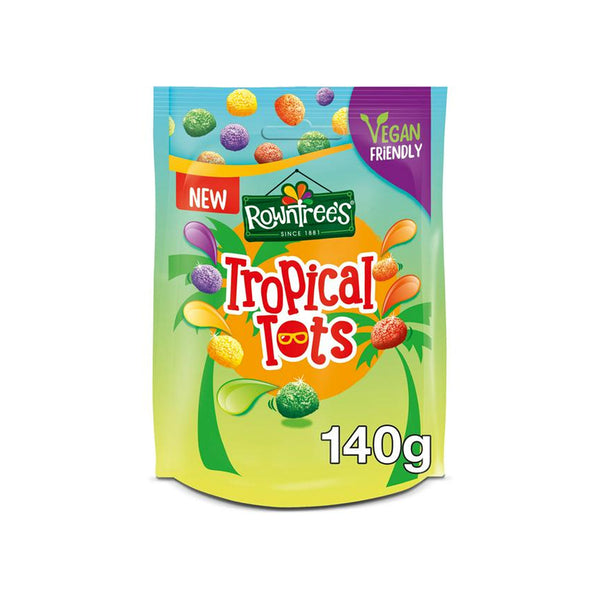 ROWNTRSS'S TROPICAL FRUIT FLAVOUR JELLY 140G
