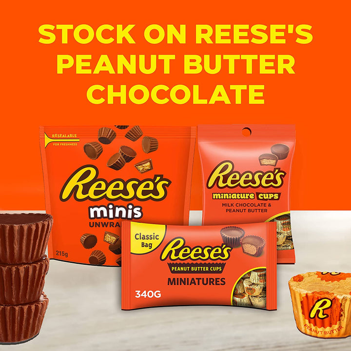 Reese&#8217;s Peanut Butter Cup Miniatures, 340 gm (2)