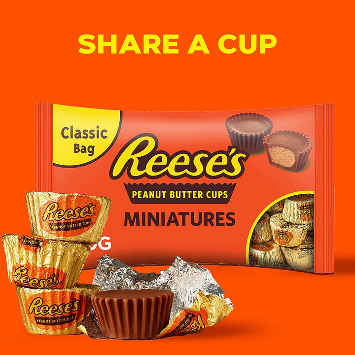 Reese&#8217;s Peanut Butter Cup Miniatures, 340 gm (6)