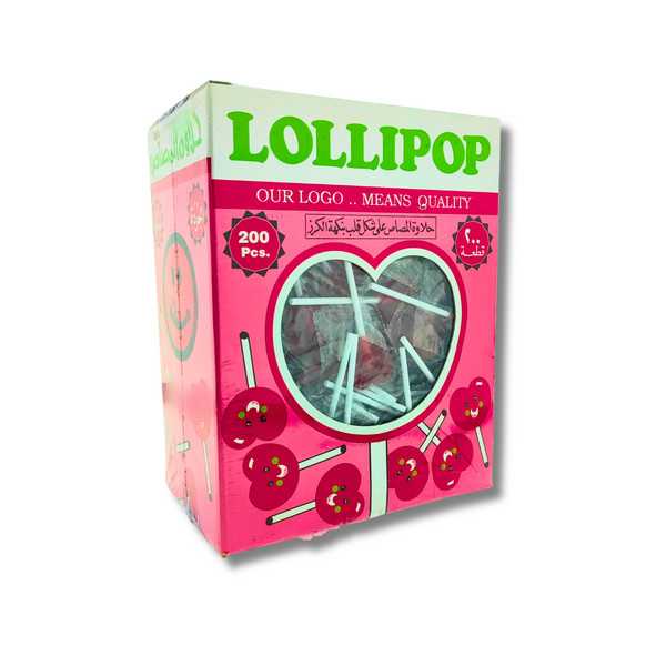 SOHAIL LOVE LOLLIPOP CANDY 200X8G