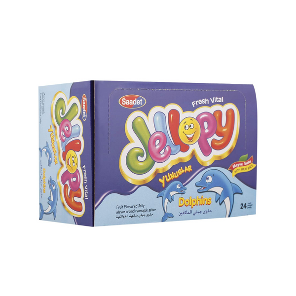 Saadet Dolphins Jellopy Jelly, 24x25g