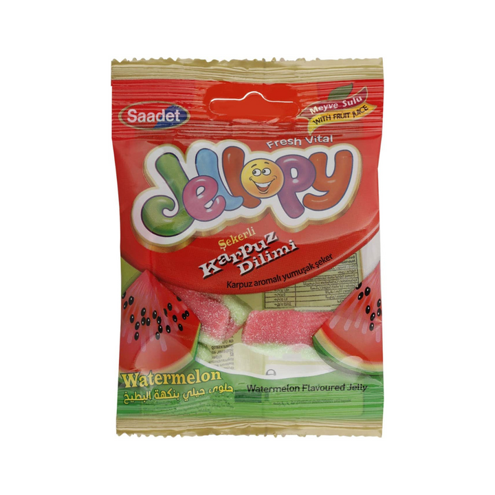 Saadet Watermelon Flavour Jellopy Jelly 24x25g (2)